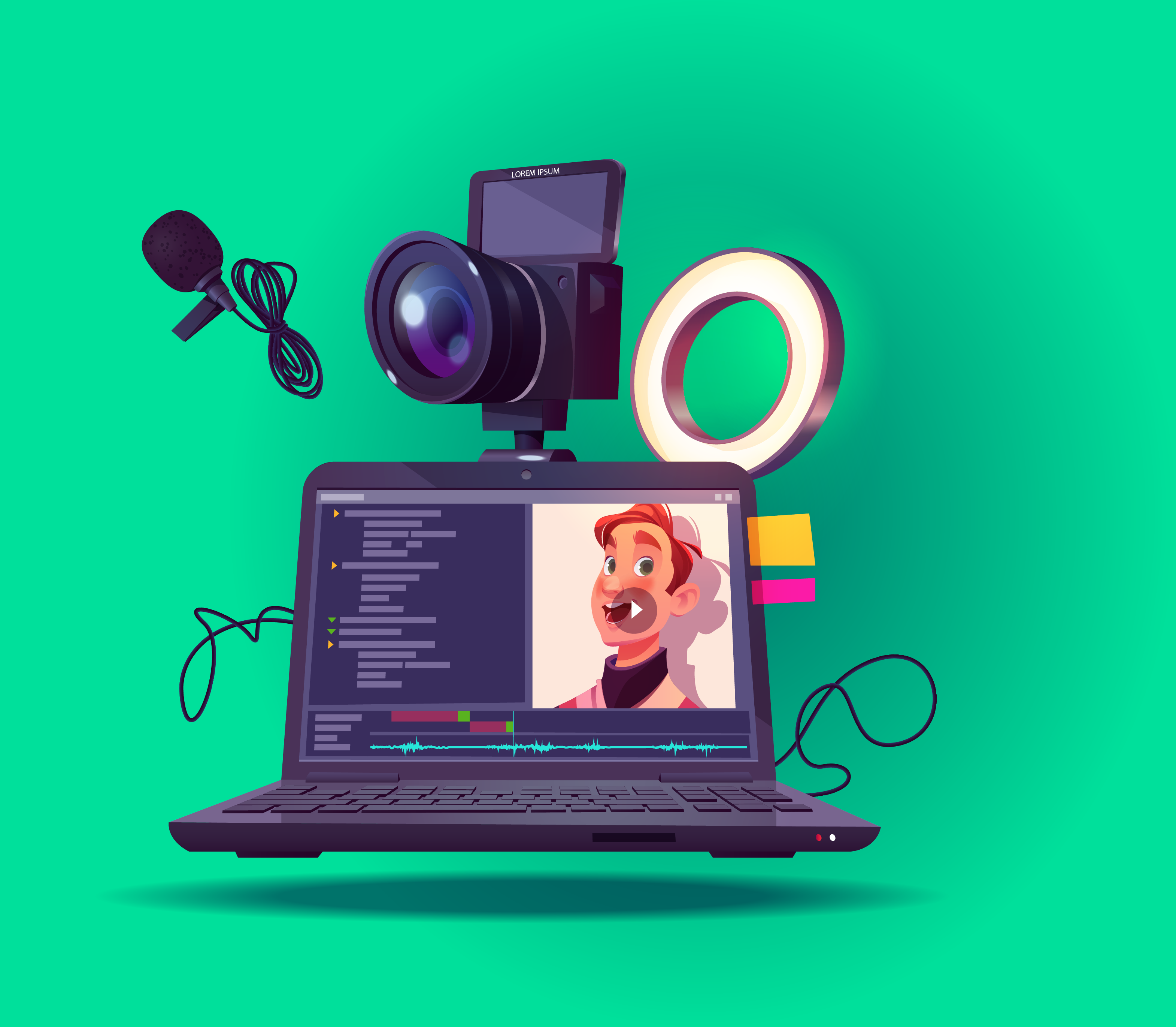 concept creative image audiovisual